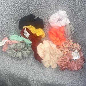 Colorful Hair Scrunchies Set